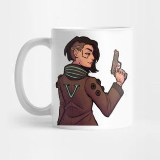 Cyberpunk girl Mug